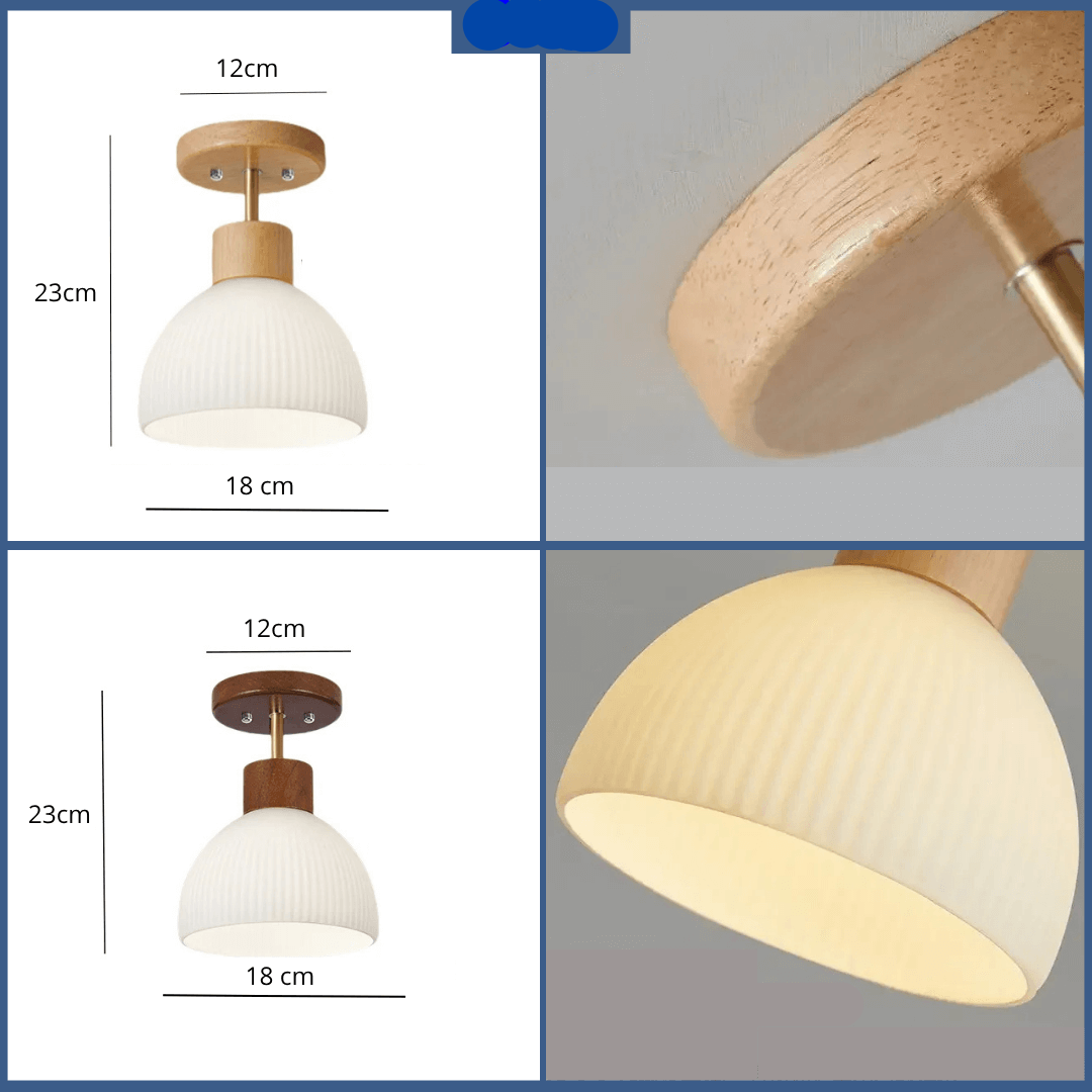 Zeitgenössische Hängeleuchte aus Mattglas in Goldfinish