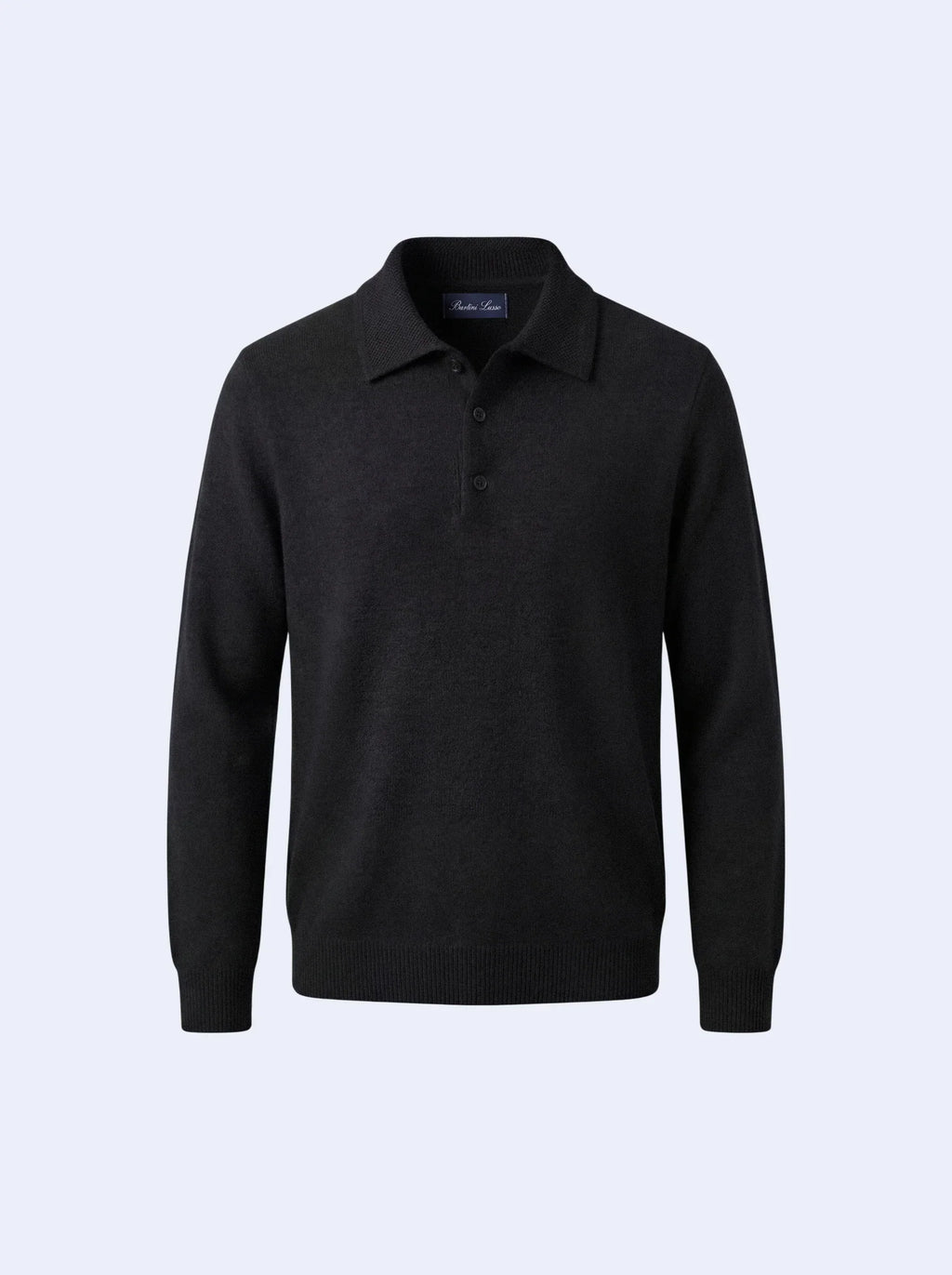 Camisa Polo de Cashmere Preto