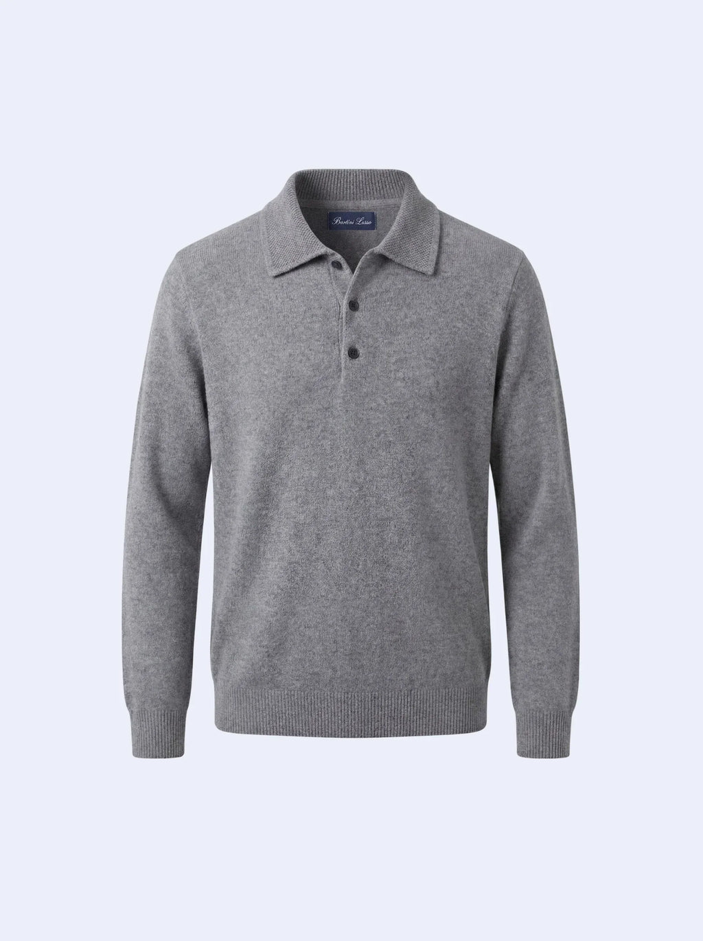 Camisa Polo de Cashmere Cinza