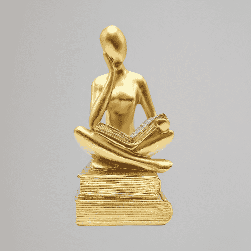 Nordhöhe Moderne Skulptur Lesende Frau